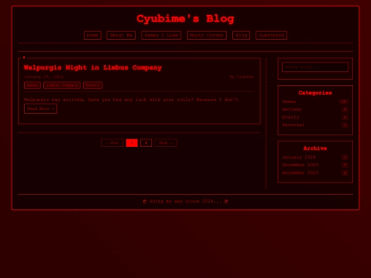 blog screenshot