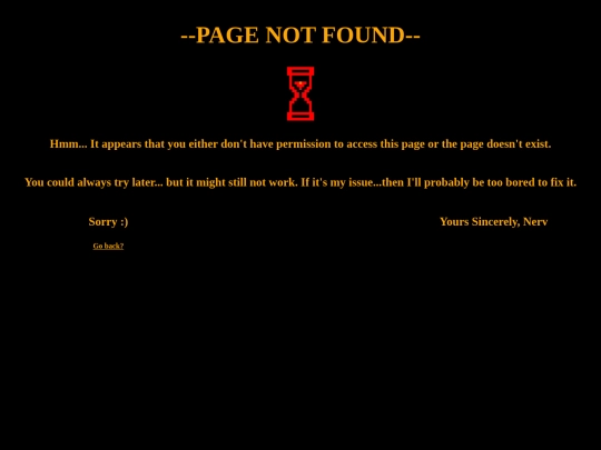 not_found screenshot