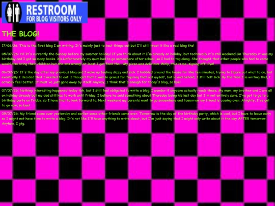 blog screenshot