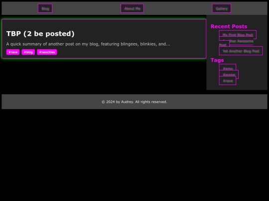 Blog/Blog screenshot