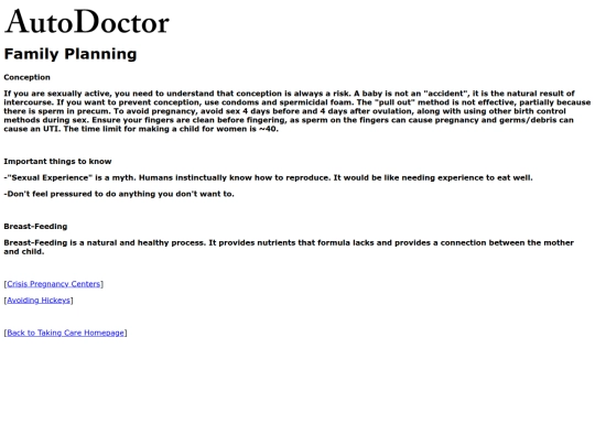 takingcare/familyplanning screenshot