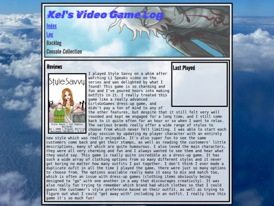 kelgameslog screenshot
