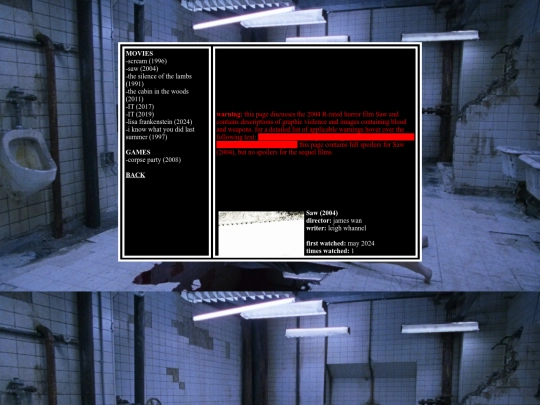 saw screenshot