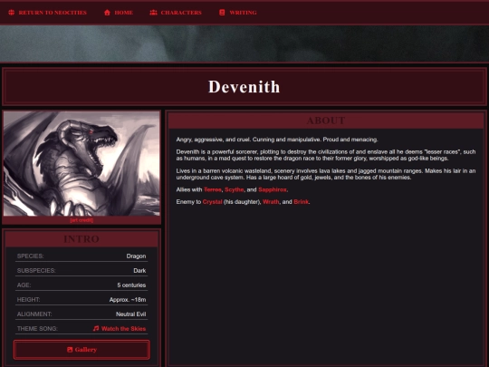 character/devenith screenshot