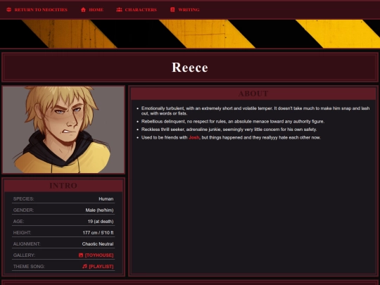 character/reece screenshot