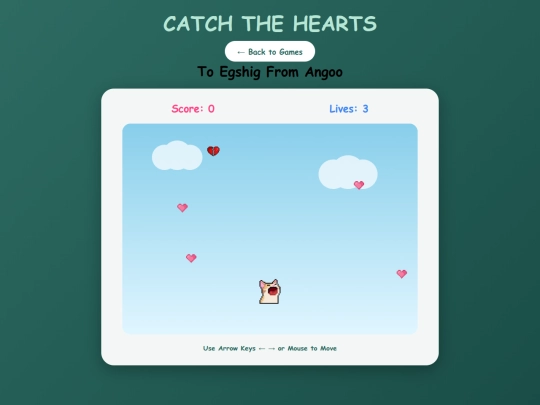 Games/Catchthehearts screenshot