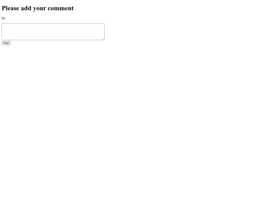 comment screenshot