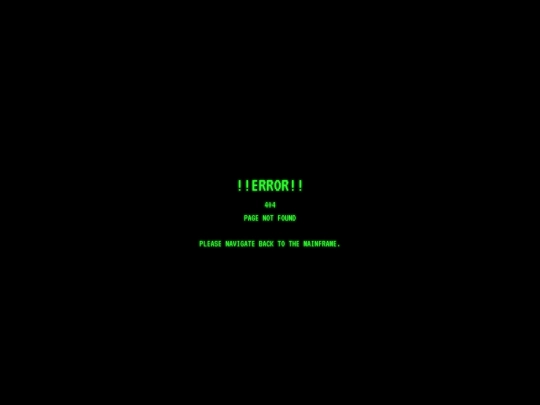 Error screenshot