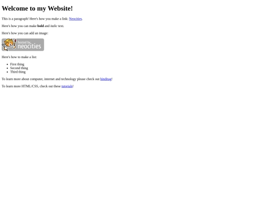 index screenshot