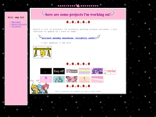 projects screenshot
