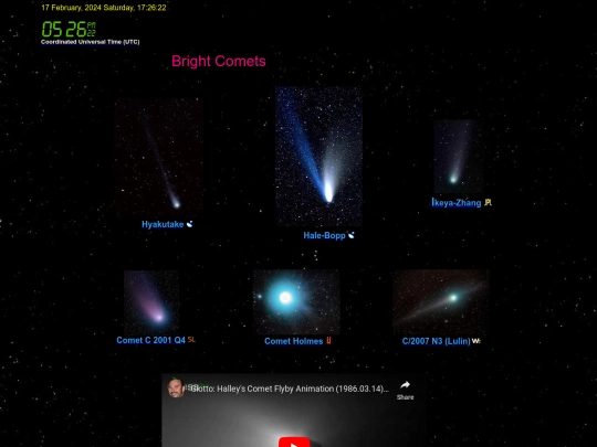 Comets/comets screenshot