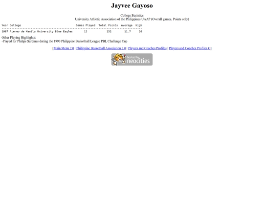 pba/profiles/jayveegayoso screenshot