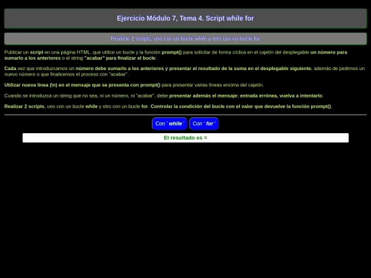 MiriadaX.net/HTML5/Mod07/Mod07Tema04-script-while-for screenshot