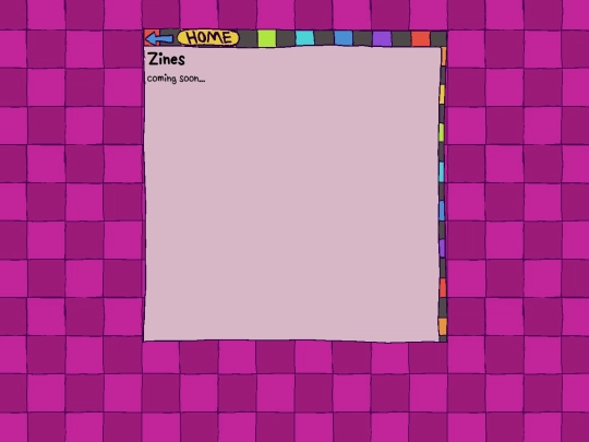 Zines screenshot