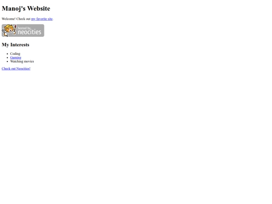 index screenshot