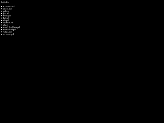 patch screenshot