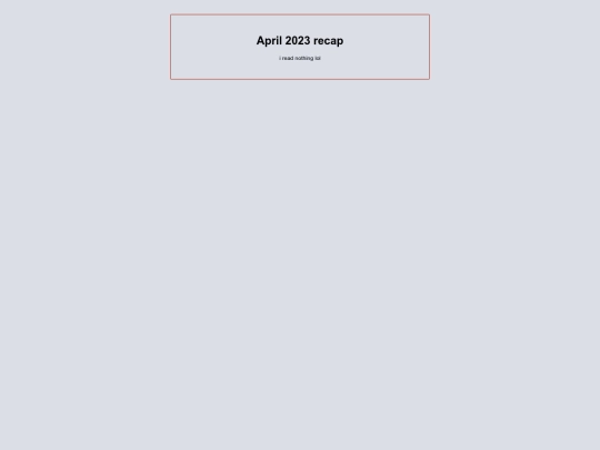 reading journal/apr2023 screenshot