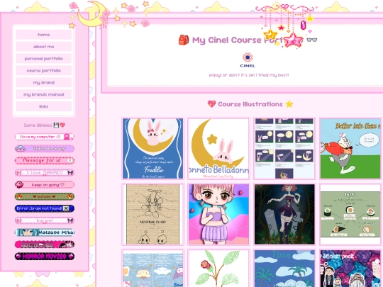 course portfolio screenshot
