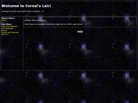 subpages/coolstuff/guides-and-tutorials screenshot
