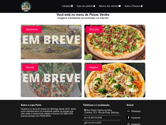 cardapio/verdes screenshot