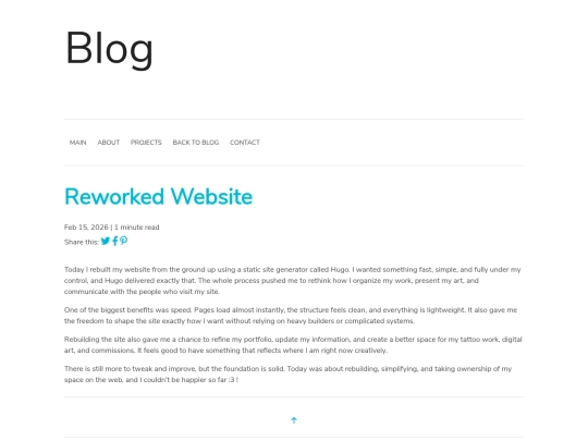 blog/reworked-website screenshot