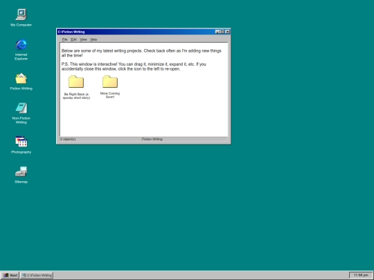 main/fiction-writing screenshot