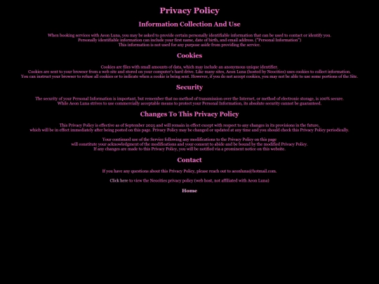 privacy screenshot