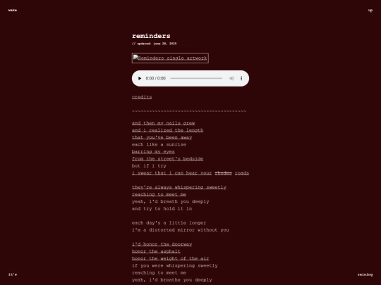 2025-05-01-song-reminders screenshot