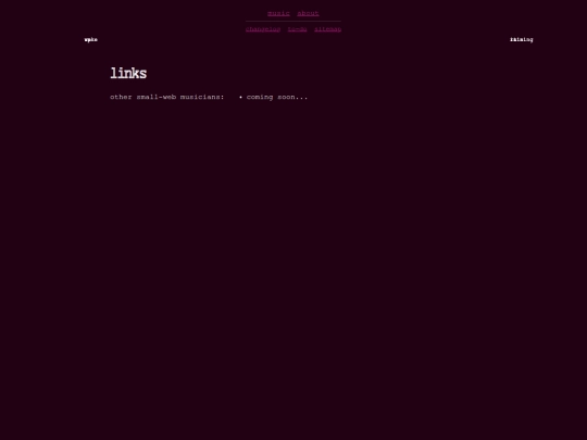 links screenshot