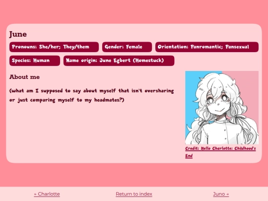 headmates/june screenshot