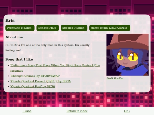 headmates/kris screenshot