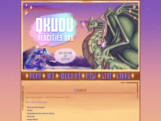 links screenshot