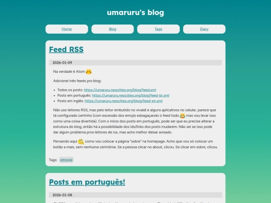 blog screenshot