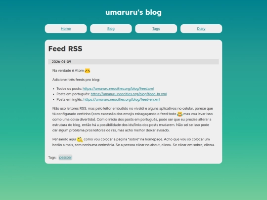 blog/post/2026/01/09/feed-rss screenshot
