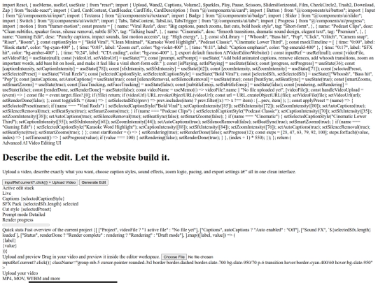 index screenshot