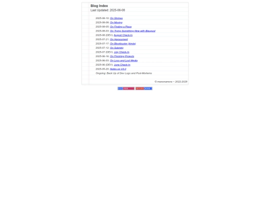 blog screenshot