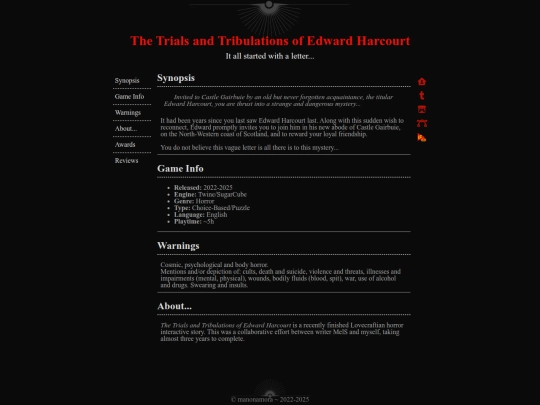 interactivefiction/games/harcourt screenshot