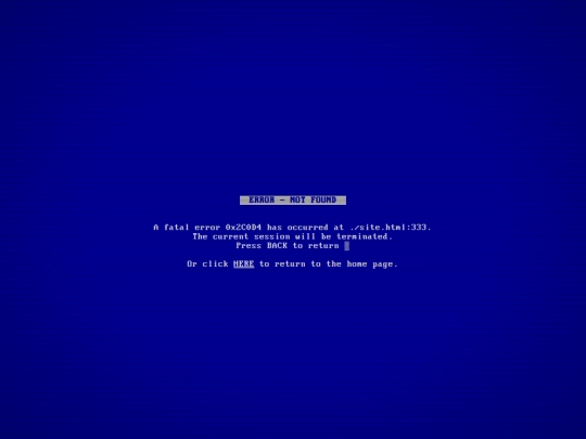not_found screenshot