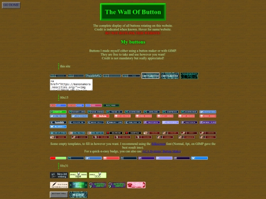 webweaving/buttonwall screenshot