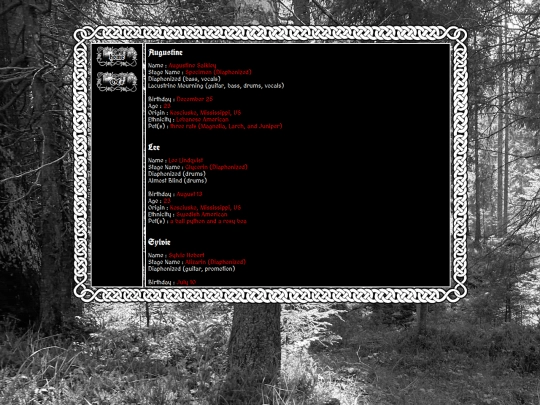 OCs screenshot