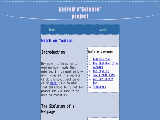 index screenshot