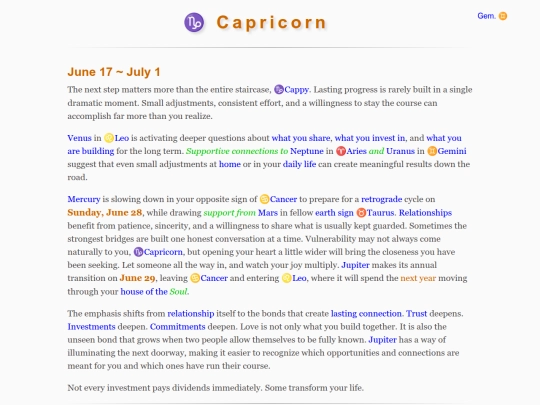 astrology/fontana screenshot