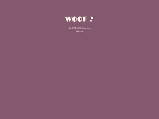 Not Found screenshot