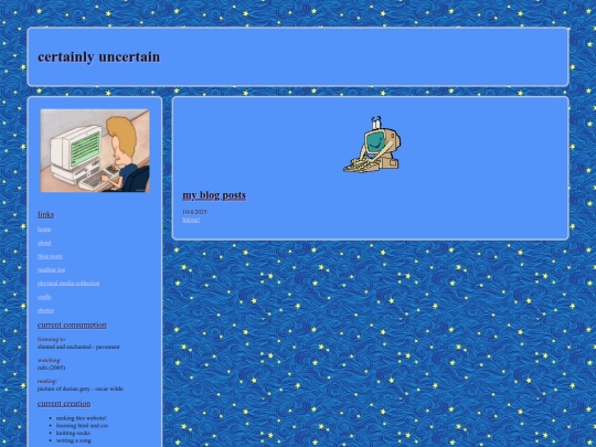 pages/blogposts screenshot