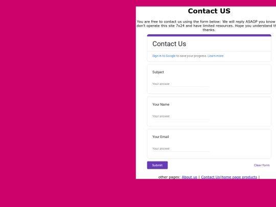 contact screenshot