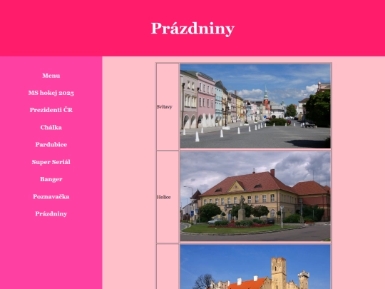 prazdniny screenshot