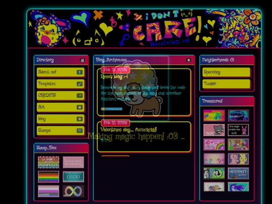 blog screenshot