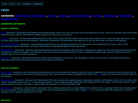 recs screenshot