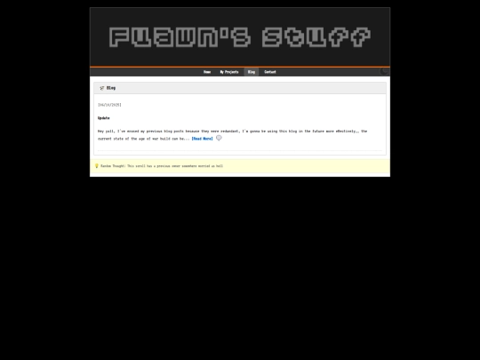 blog screenshot