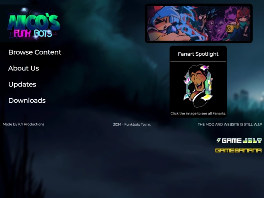 Main Page screenshot